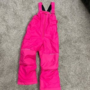 Girls Columbia snow pants bib. Sz XS (6/6x)